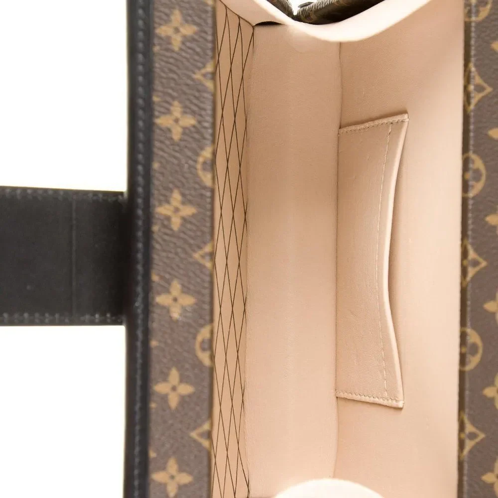 LOUIS VUITTON Monogram Petite Malle trunk crossbody shoulder bag red birds LV